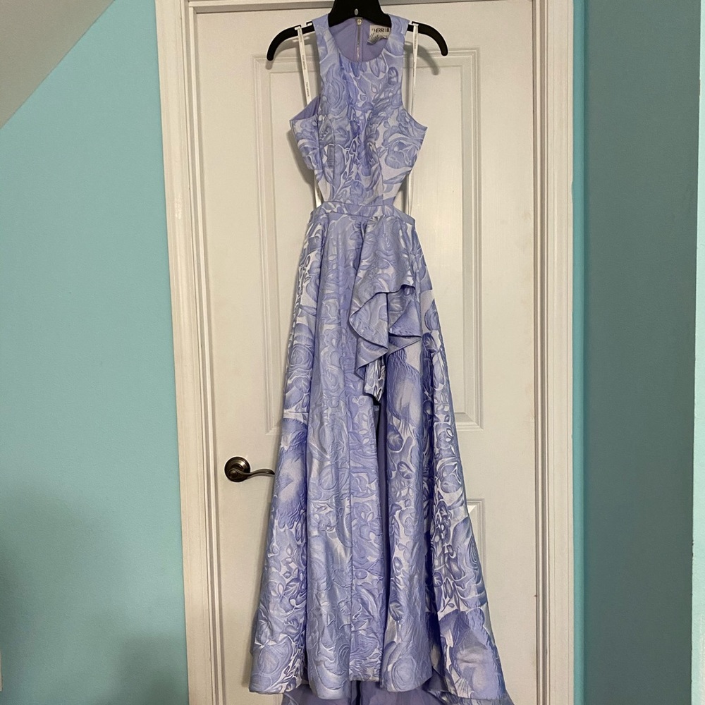 Sherri Hill Light Blue Hi-Low dress